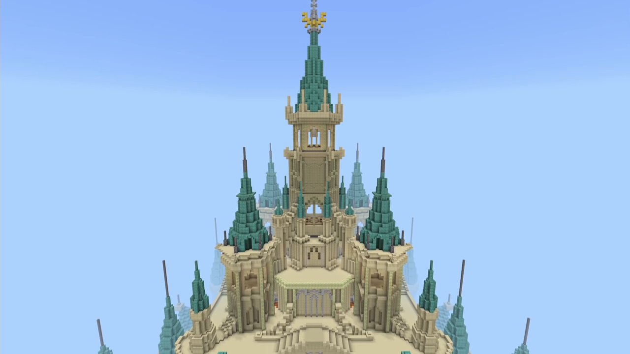 Random: Hyrule Castle From The Legend Of Zelda: Breath Of The Wild Restored In Minecraft – Nintendo Life