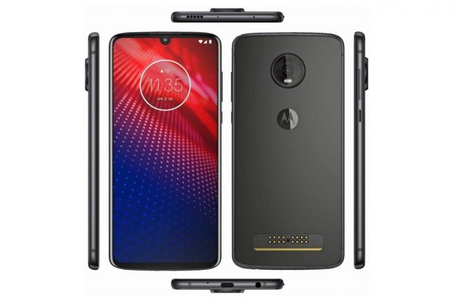 Freshly leaked Moto Z4 render shows off insanely thin profile, resurrected headphone jack – Phone Arena