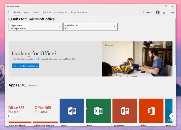 Microsoft Pulls Microsoft Office from the Windows 10 Store – Softpedia News