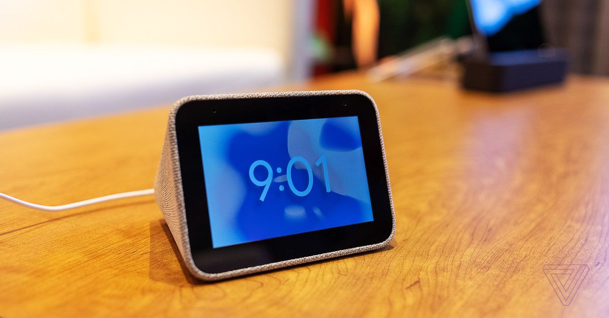 That tiny Google alarm clock from Lenovo ships next month – The Verge