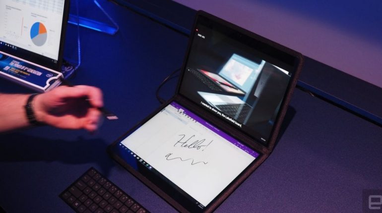 Microsoft is showing a dual-screen Surface device to employees – Engadget
