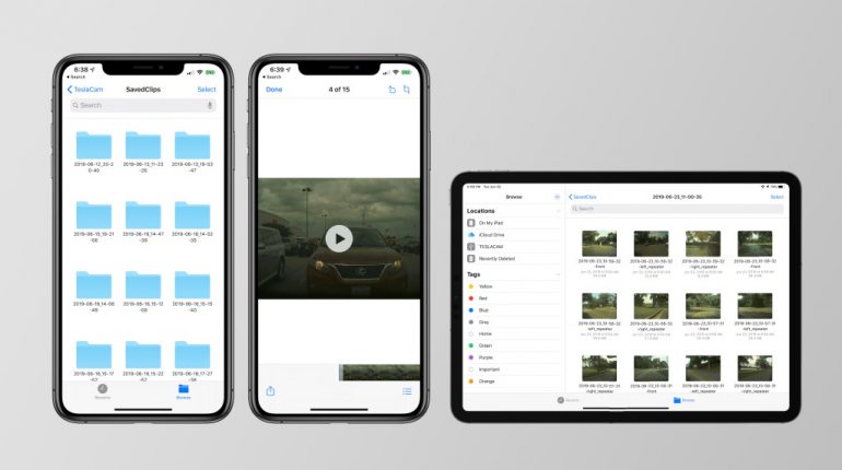 How iOS 13 makes it easier to view TeslaCam and Sentry Mode videos on iPhone and iPad – Electrek