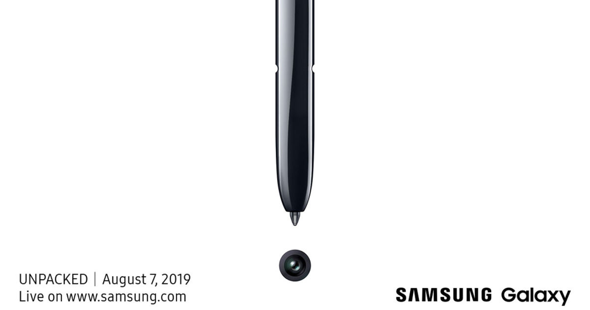 Samsung will unveil the Galaxy Note 10 on August 7th – Engadget