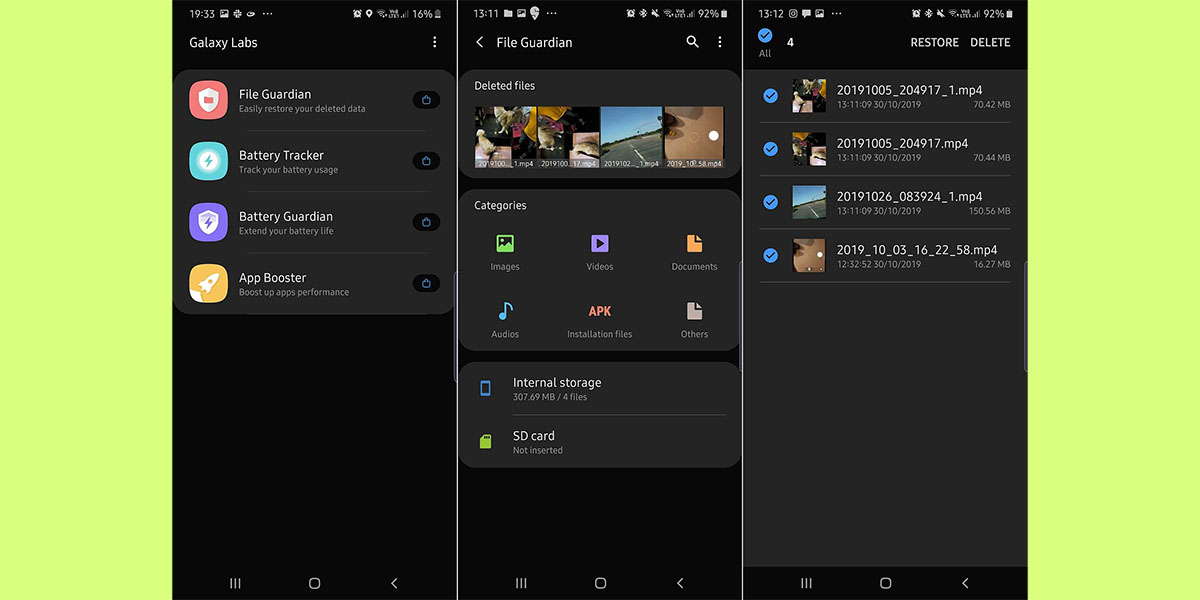 Galaxy Labs is a suite of Samsung apps to manage your files and optimize performance/battery life – XDA Developers