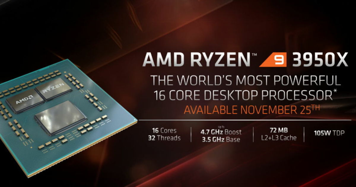 AMD’s 16-core Ryzen 3950X is its fastest desktop processor ever – Engadget