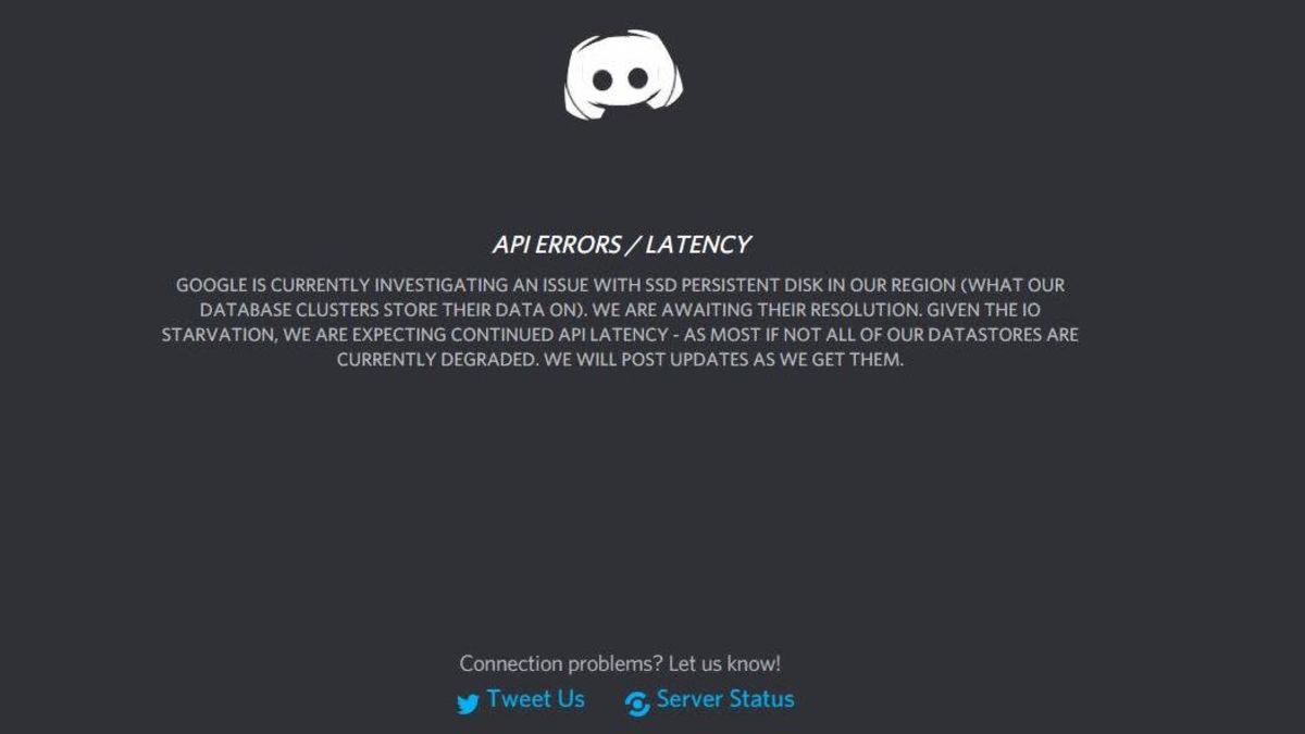 When Discord’s Down, All Hell Breaks Loose – Gizmodo