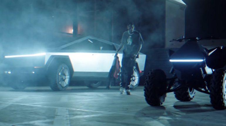 Tesla’s Cybertruck found its way into a Travis Scott music video – Engadget