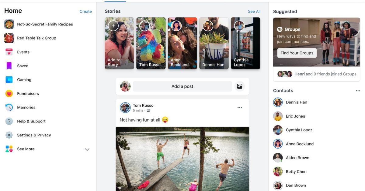 ‘The New Facebook’ design begins rolling out – Engadget