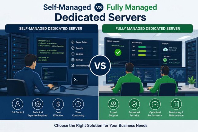 Self-Managed vs Fully Managed Dedicated Servers